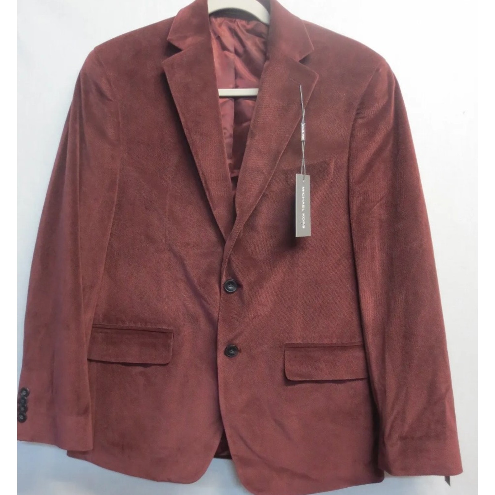 Michael Kors Nwt Burgundy Jacket, Size 42 Reg